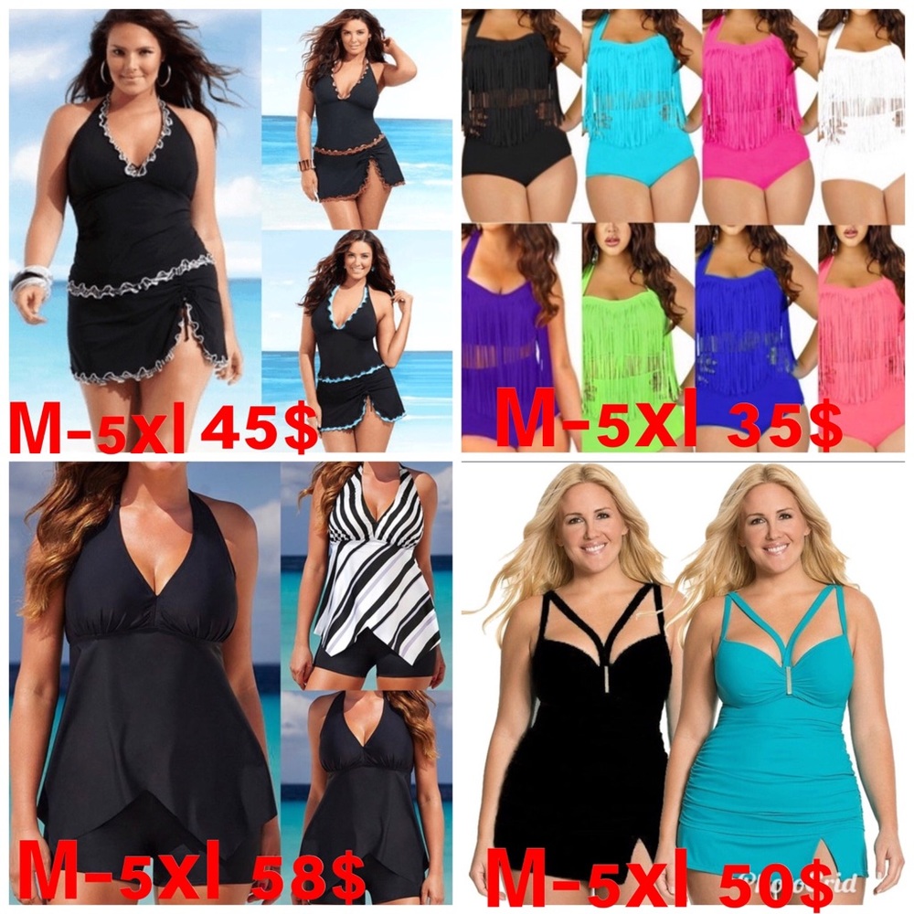 ❗️pre-order❗️Plus size bikinis